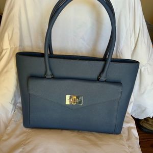 Navy blue leather Kate Spade purse